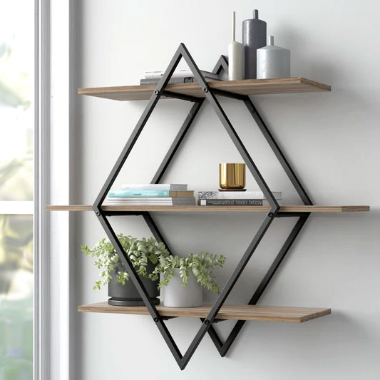 Midland 3 Piece Diamond Tiered Shelf